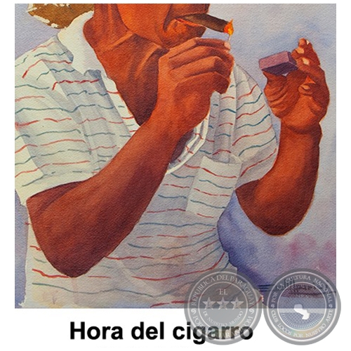 Hora del Cigarro - Obra de Emili Aparici